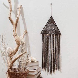 UO Evil Eye Boho Dream Catcher Wall Hanging Decor